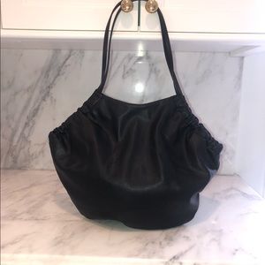 ZARA Black Vegan Leather Shoulder Bag •NWOT•